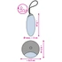 Kép 23/23 - You2Toys - Love ball - akkus, 2in1 vibrációs tojás (szürke) - 12
