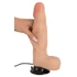 Kép 5/10 - Nature Skin - Dancing Dick forgó, élethű vibrátor (natúr) - 5