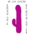 Kép 12/12 - XOUXOU - akkus, lökő, csiklókaros vibrátor (pink) - 12