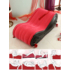 Kép 7/17 - Magic Pillow - Felfújható szexágy - bilincsekkel - nagy (piros) - 7