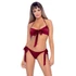 Kép 3/13 - Cottelli - bikini fazonú melltartó szett (vörös) - 2