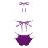 Kép 7/7 - Obsessive Balitta - fényes, nyakpántos bikini (lila) - 7