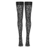 Kép 4/6 - Cottelli Legwear - párducmintás combfix (fekete) - 4