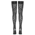 Kép 5/6 - Cottelli Legwear - párducmintás combfix (fekete) - 5