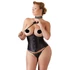 Kép 3/13 - Cottelli Plus Size - szatén derékfűző (fekete) - 2