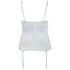Kép 7/7 - Cottelli Plus Size - hímzett, csipkés felső (fehér) - 7