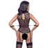 Kép 4/4 - Cottelli Bondage - Csipke body pántokkal (fekete) - 4