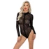 Kép 7/15 - Noir - Leopárdmintás áttetsző body (fekete) - 4