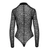 Kép 15/15 - Noir - Leopárdmintás áttetsző body (fekete) - 8