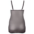 Kép 13/13 - Cottelli Plus Size - csipkebetétes áttetsző negiligé (fekete) - 7