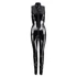 Kép 8/10 - Black Level - fényes cipzáros overall (fekete) - 8