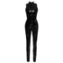 Kép 9/10 - Black Level - fényes cipzáros overall (fekete) - 9
