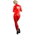 Kép 15/17 - LATEX - hosszúujjú női overall (piros) - 8