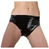 Kép 3/9 - LATEX - női alsó belső dildóval (fekete) - 2