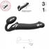 Kép 7/9 - Strap-on-me L - pánt nélküli felcsatolható vibrátor - nagy (fekete) - 7
