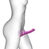 Kép 2/5 - Strap-on-me S - pánt nélküli felcsatolható, léghullámos vibrátor - kicsi (pink) - 2