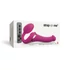 Kép 4/5 - Strap-on-me S - pánt nélküli felcsatolható, léghullámos vibrátor - kicsi (pink) - 4