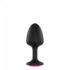 Kép 1/7 - Dorcel Geisha Plug Ruby L - pink köves anál dildó (fekete)