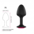 Kép 2/4 - Dorcel Geisha Plug Ruby XL - pink köves anál dildó (fekete) - 2