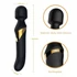 Kép 3/15 - Dorcel Dual Orgasms Gold - akkus, 2in1 masszírozó vibrátor (fekete) - 2