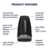 Kép 15/15 - Satisfyer Men Heat Vibration - akkus, melegítős makk vibrátor (fekete) - 8