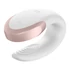Kép 6/6 - Satisfyer Double Love - okos, akkus, vízálló, rádiós párvibrátor (fehér) - 6