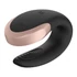 Kép 9/13 - Satisfyer Double Love - okos, akkus, vízálló, rádiós párvibrátor (fekete) - 5