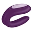 Kép 11/19 - Satisfyer Double Joy - okos, akkus, vízálló párvibrátor (lila) - 6