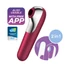 Kép 11/15 - Satisfyer Dual Love - okos, akkus, vízálló hüvelyi és csikló vibrátor (piros) - 6