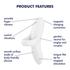 Kép 7/8 - Satisfyer Bold Lover - akkus, vízálló ujj vibrátor (fehér) - 7