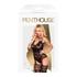 Kép 3/3 - Penthouse Hottie - csipkés, pántos, necc szett (fekete) - 3