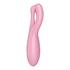 Kép 2/8 - Satisfyer Threesome 4 - okos, akkus csiklóvibrátor (pink) - 2