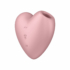 Kép 1/8 - Satisfyer Cutie Heart - akkus, léghullámos csikló vibrátor (pink)