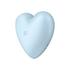 Kép 4/8 - Satisfyer Cutie Heart - akkus, léghullámos csikló vibrátor (kék) - 4