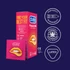 Kép 9/15 - Durex Emoji PleasureMe - bordás-pontozott óvszer (12db) - 5