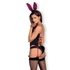 Kép 2/2 - Obsessive OB4724 Bunny - nyuszilány jelmez (fekete) - 2