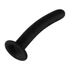 Kép 3/11 - Analdildo - hajlítható szilikon anál dildó (fekete) - tasakban - 2