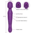 Kép 3/11 - Tracy's Dog Wand - vízálló, akkus, pulzáló masszírozó vibrátor (lila) - 2