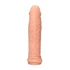 Kép 4/9 - RealRock Penis Sleeve 6 - péniszköpeny (17cm) - natúr - 4