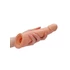 Kép 10/10 - RealRock Penis Sleeve 8 - péniszköpeny (21cm) - natúr - 10