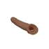Kép 6/10 - RealRock Penis Sleeve 9 - péniszköpeny (21,5cm) - sötét natúr - 6