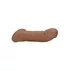 Kép 7/10 - RealRock Penis Sleeve 9 - péniszköpeny (21,5cm) - sötét natúr - 7
