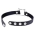 Kép 3/7 - Master Series Kinky Kitty - nyakörv cica fej karikával (fekete) - 2