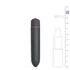 Kép 3/3 - Easytoys Bullet - vízálló rúdvibrátor (fekete) - 3
