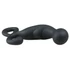Kép 5/5 - EasyToys Prostate Massager - prosztata dildó (fekete) - 3