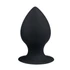 Kép 7/7 - EasyToys Round Butt Plug XL - anál dildó (fekete) - extra nagy - 4