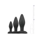 Kép 9/9 - Easytoys Rocket - anál dildó szett - fekete (3 részes) - 5