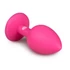 Kép 7/7 - Easytoys Diamond - fehér köves anál dildó (kicsi) - pink - 4