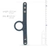 Kép 5/8 - Boners Strap L - péniszgyűrű és heregyűrű egyben (szürke) - 5