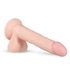 Kép 2/7 - Real Fantasy Lewis - akkus, tapadótalpas, herés élethű vibrátor (22cm) - natúr - 2